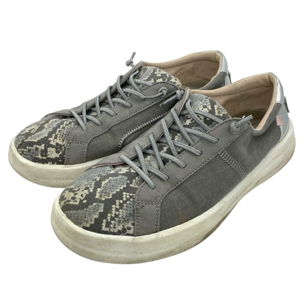 Hey Dude Karina Silver Python Lace Up Sneaker Sho… - image 5